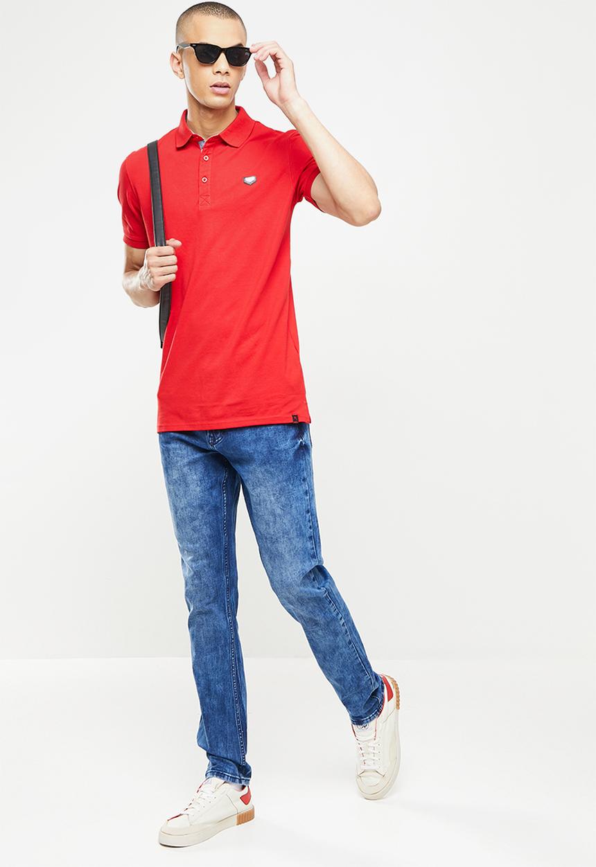 SOVIET - M tiago #9 fashion slim leg denim - blue