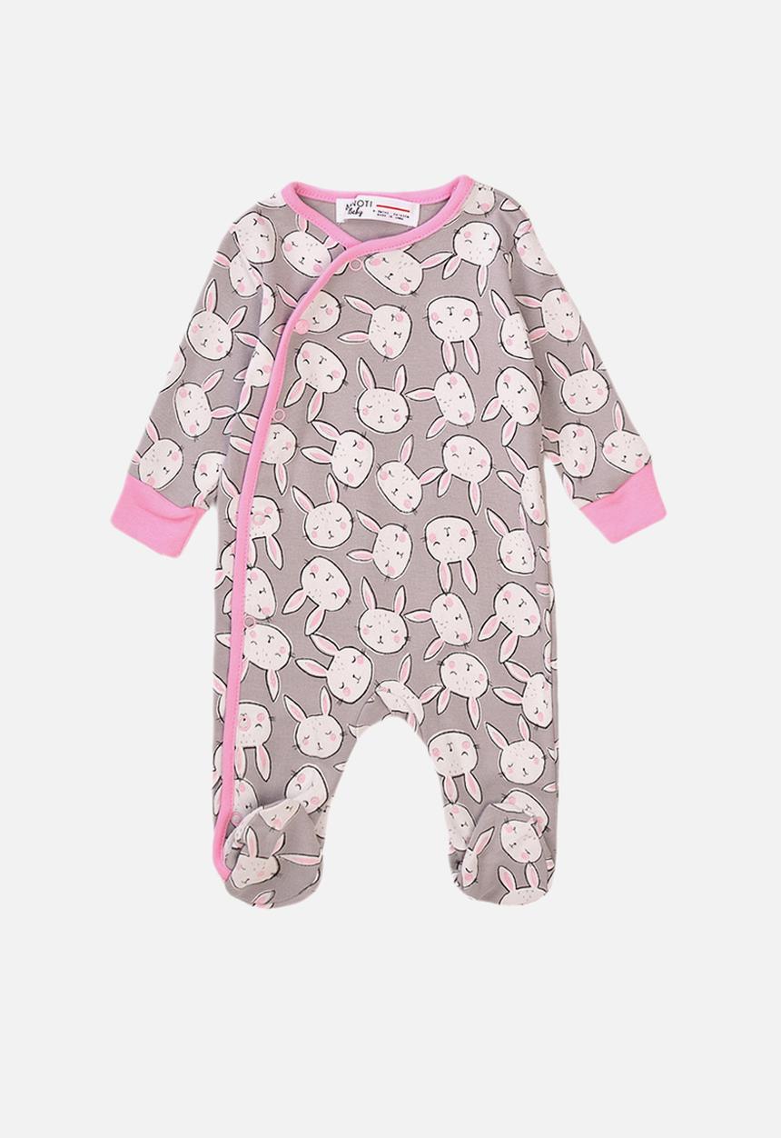 MINOTI - 2 Piece sleepsuit & hat set - grey 