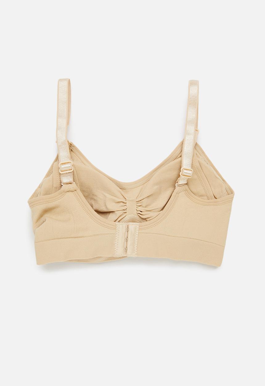 Maternity Mommy - Maternity Kirsti nursing seamless super stretch bra - neutral