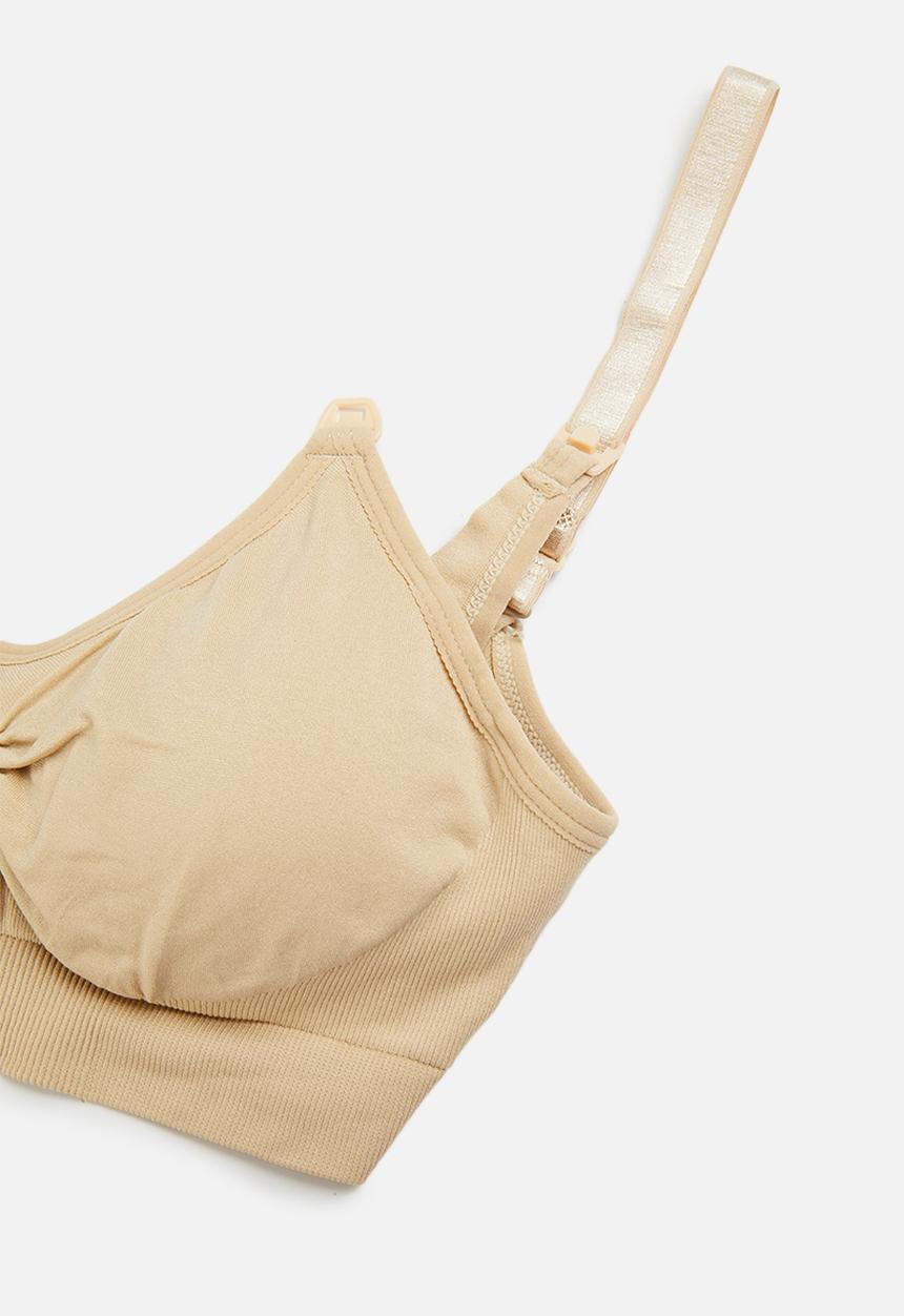 Maternity Mommy - Maternity Kirsti nursing seamless super stretch bra - neutral