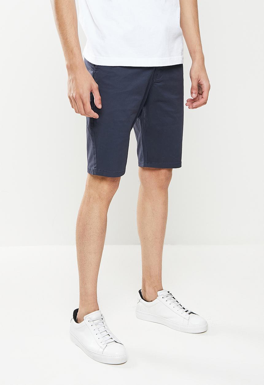 SOVIET - M raffaello cotton short - navy