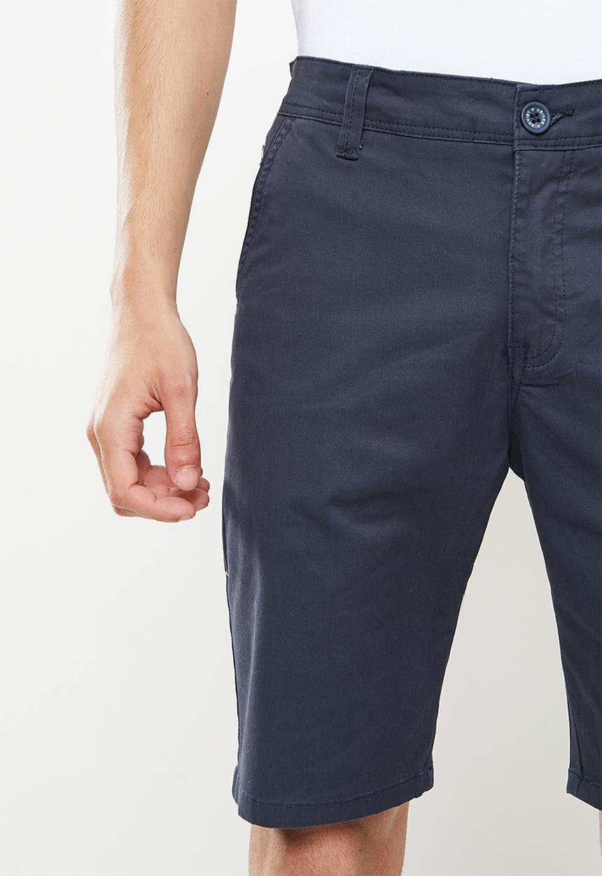 SOVIET - M raffaello cotton short - navy