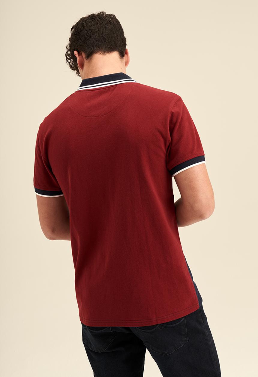 POLO - Mens colourblock short sleeve golfer - multi