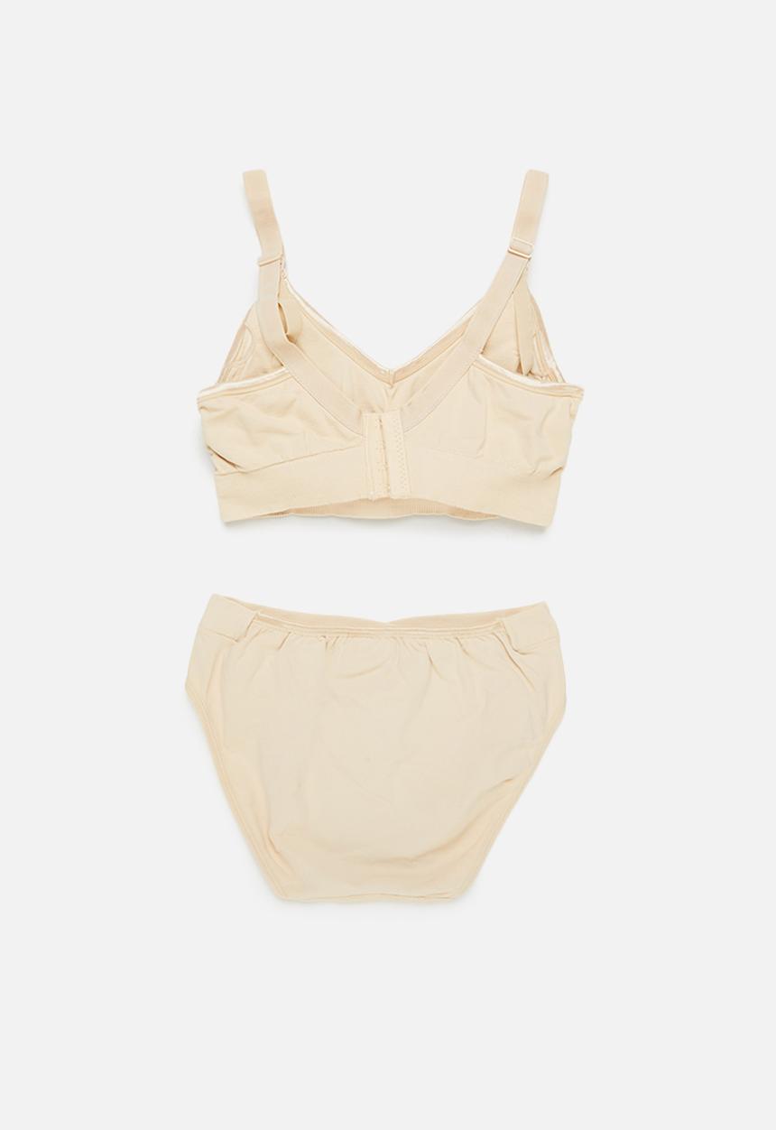 Maternity Mommy - Maternity Jenna bra and panty set - neutral