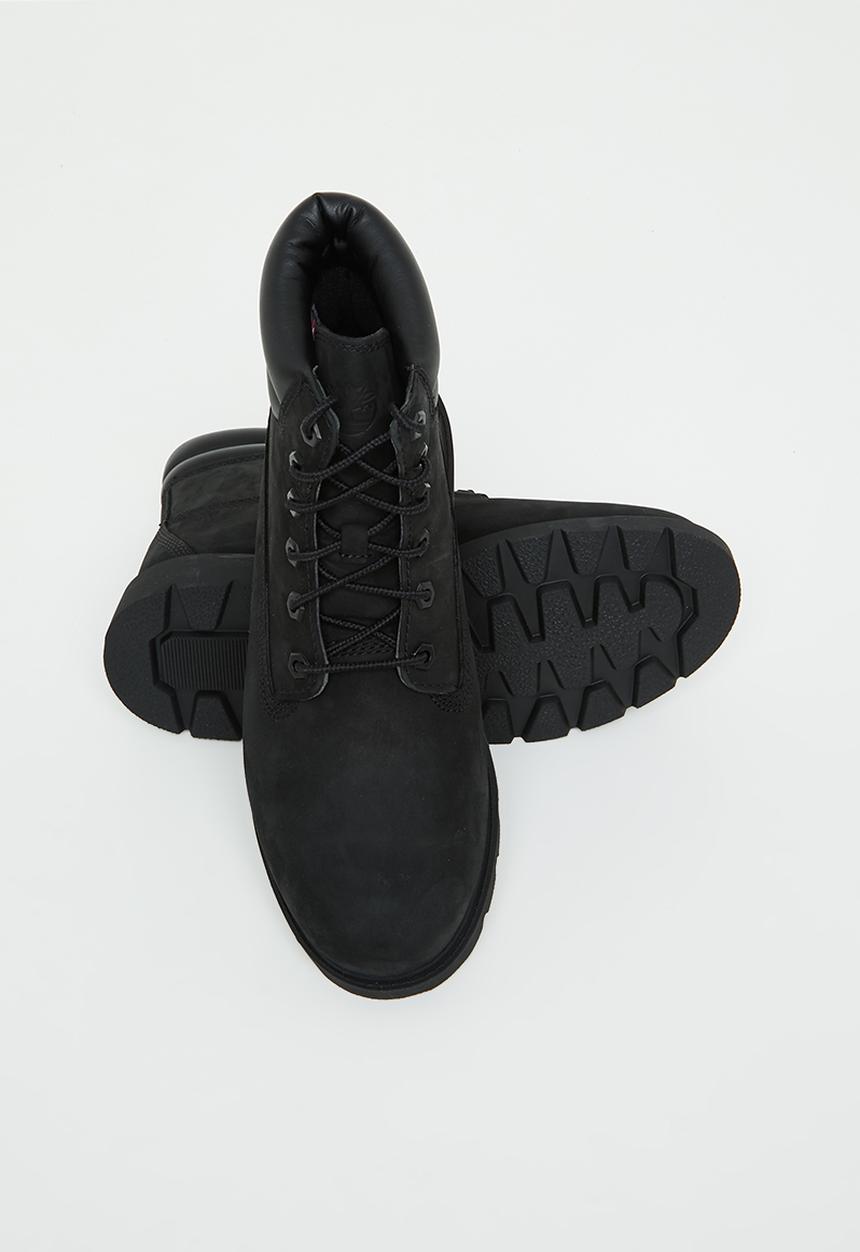Timberland - Linden woods 6in double collar wr b - black nubuck