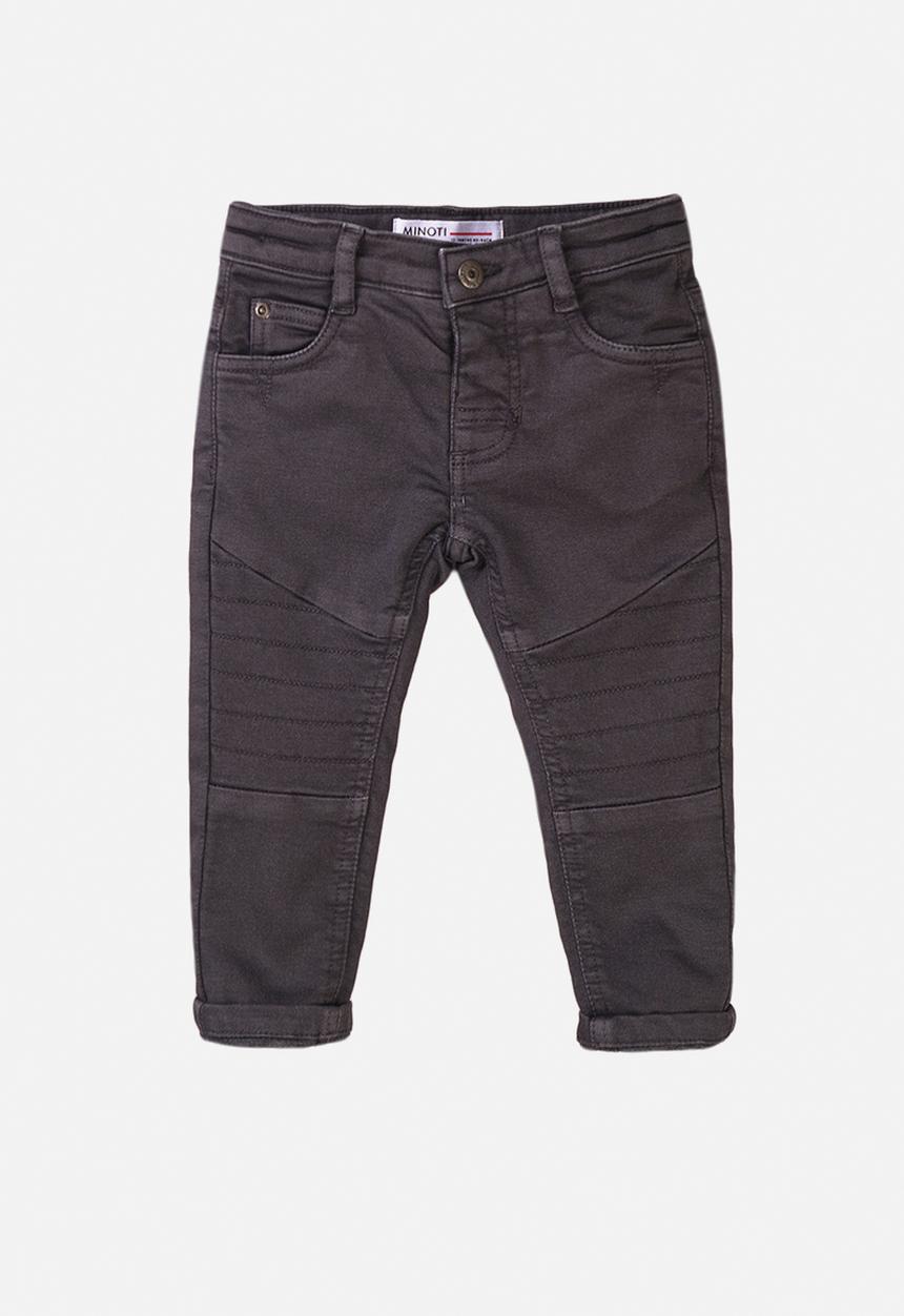MINOTI - Woven washed pant - charcoal