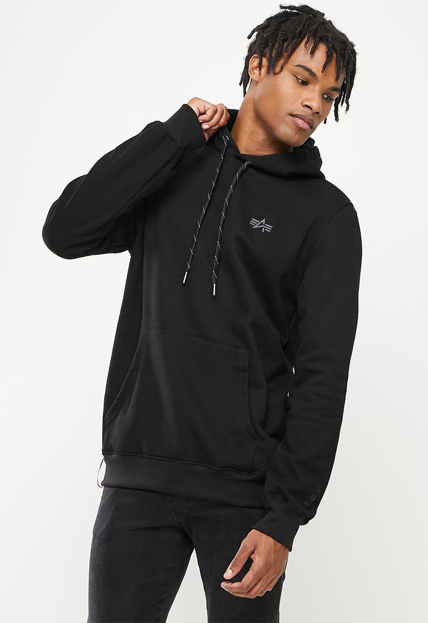 Alpha Industries - A.1 backprint hoody - black