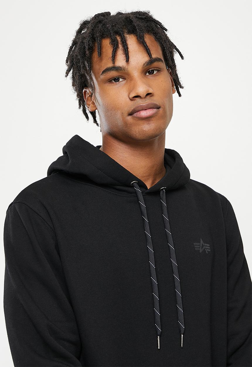 Alpha Industries - A.1 backprint hoody - black