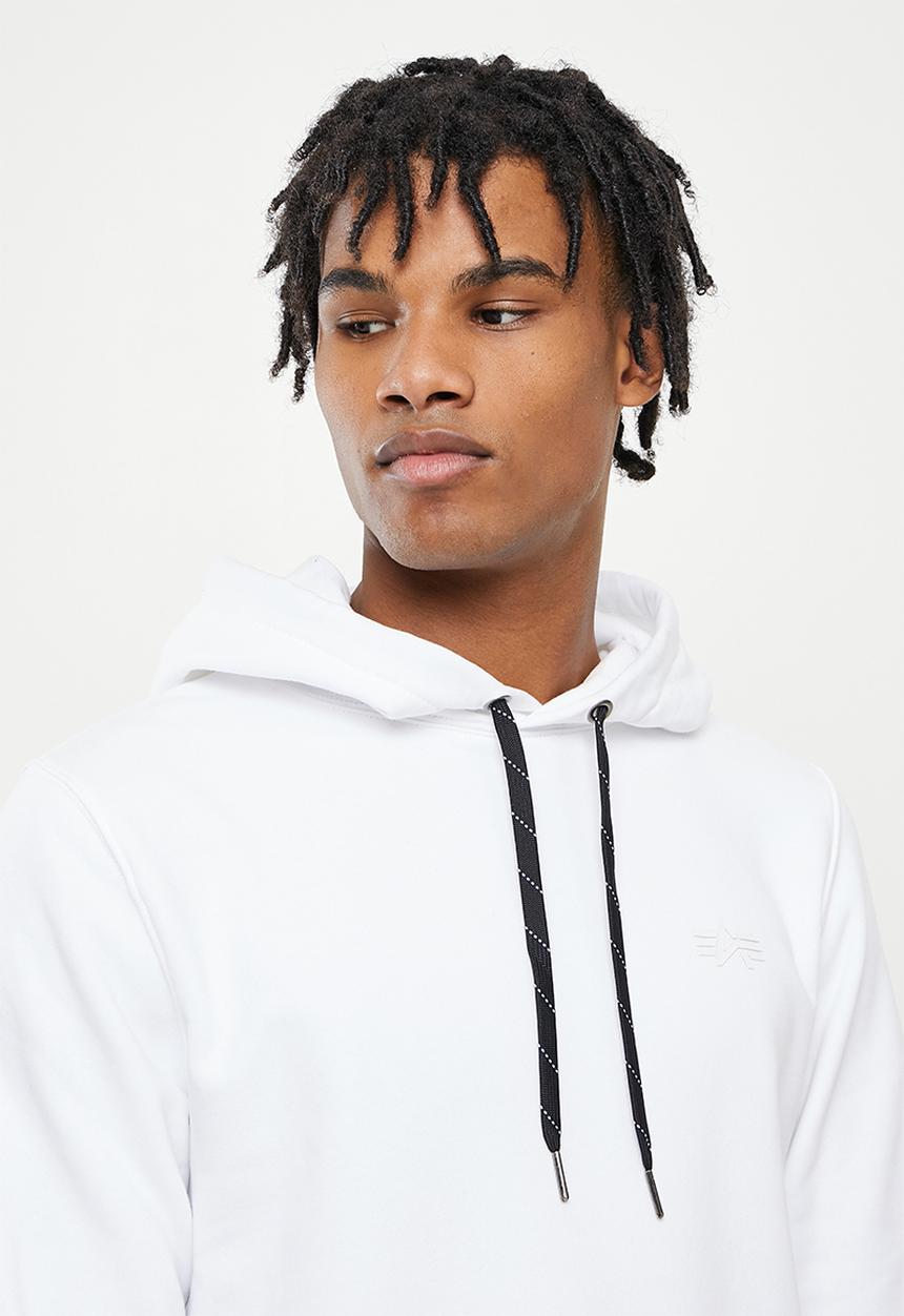 Alpha Industries - A.1 backprint hoody - white