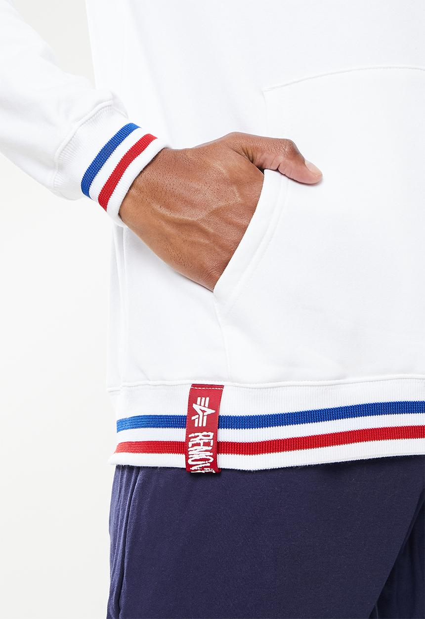 Alpha Industries - Nasa retro hoody - white