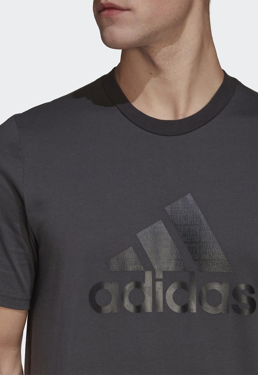 adidas Performance - Messi Badge of Sport Tee- Carbon