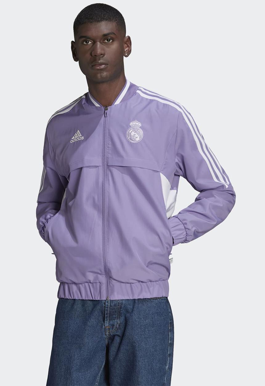adidas Performance - Real Madrid  22/23 Anthem Jacket - Magic Lilac