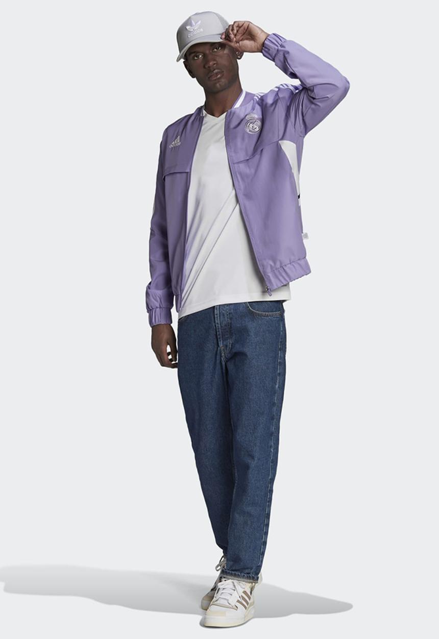 adidas Performance - Real Madrid  22/23 Anthem Jacket - Magic Lilac