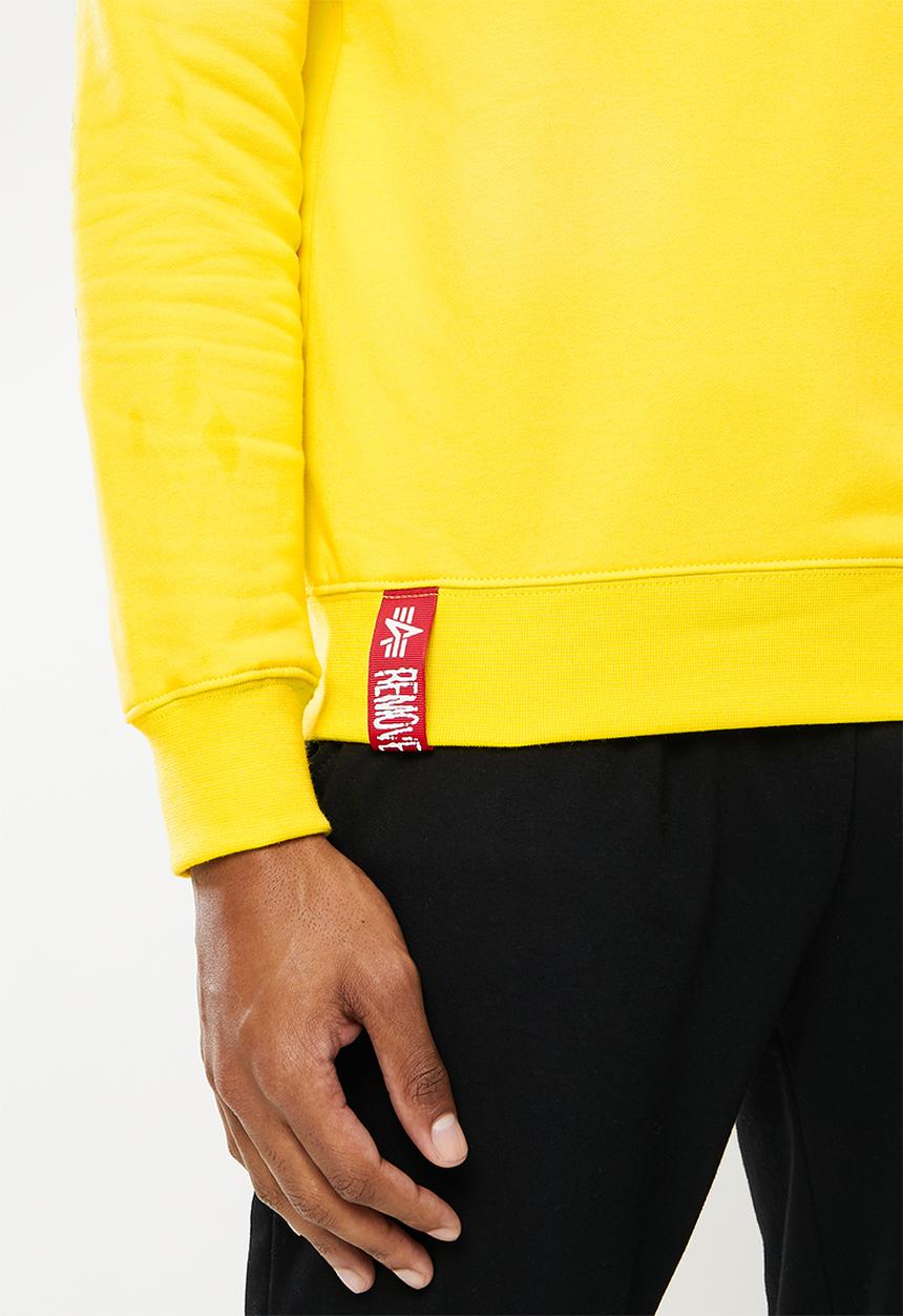 Alpha Industries - A.i backprint sweat - canary