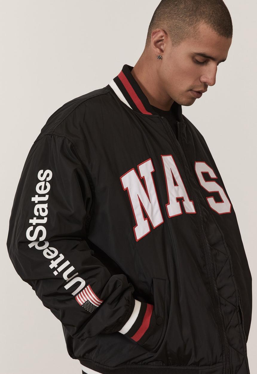Factorie - Nasa bomber jacket - lcn nas black nasa