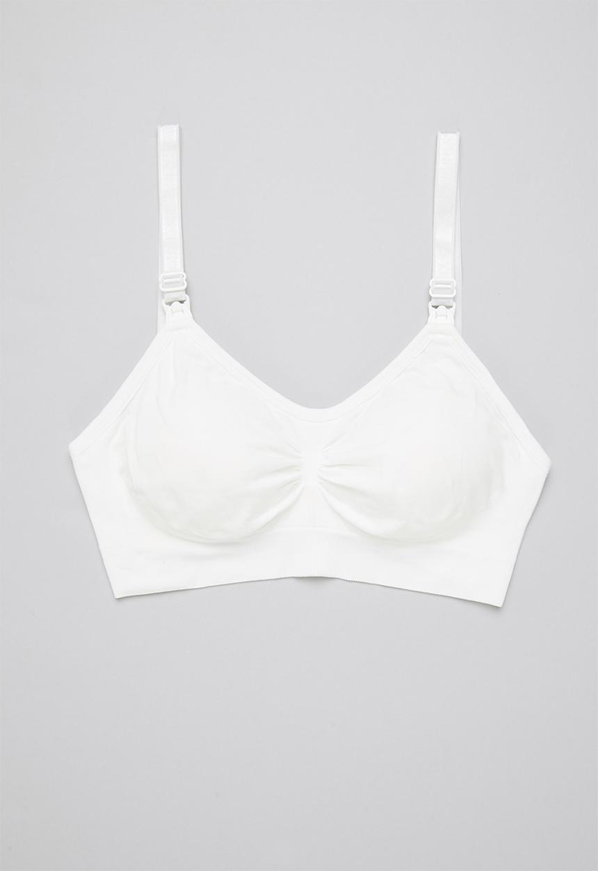 Maternity Mommy - Maternity Kirsti nursing seamless super stretch bra - white