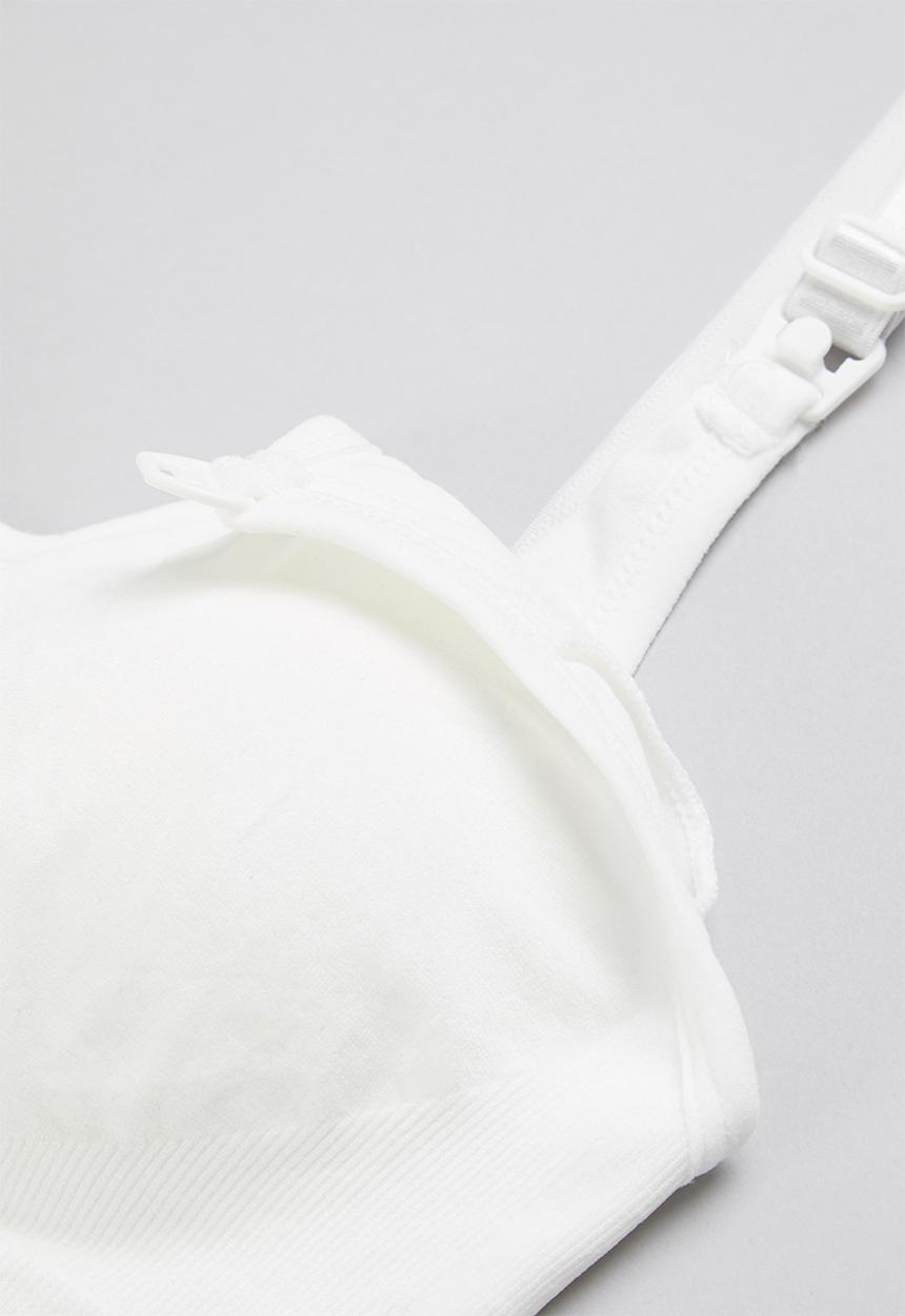 Maternity Mommy - Maternity Kirsti nursing seamless super stretch bra - white