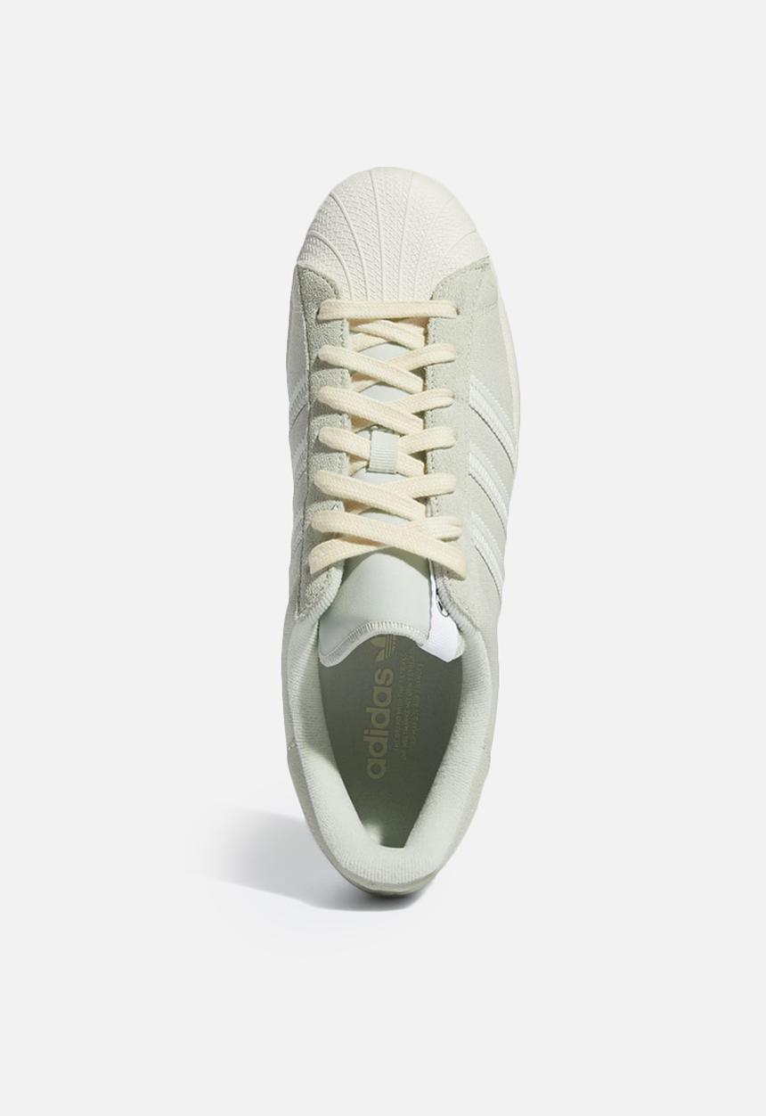 adidas Originals - Superstar - linen green/off white/ftwr white