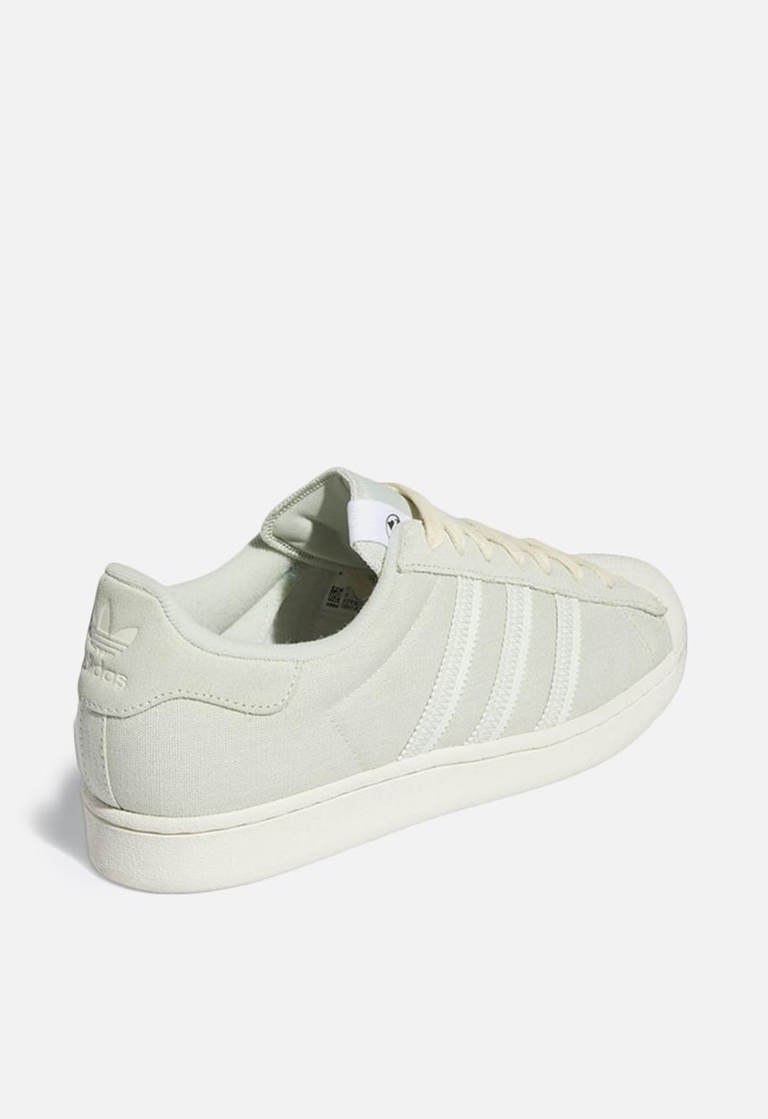 adidas Originals - Superstar - linen green/off white/ftwr white