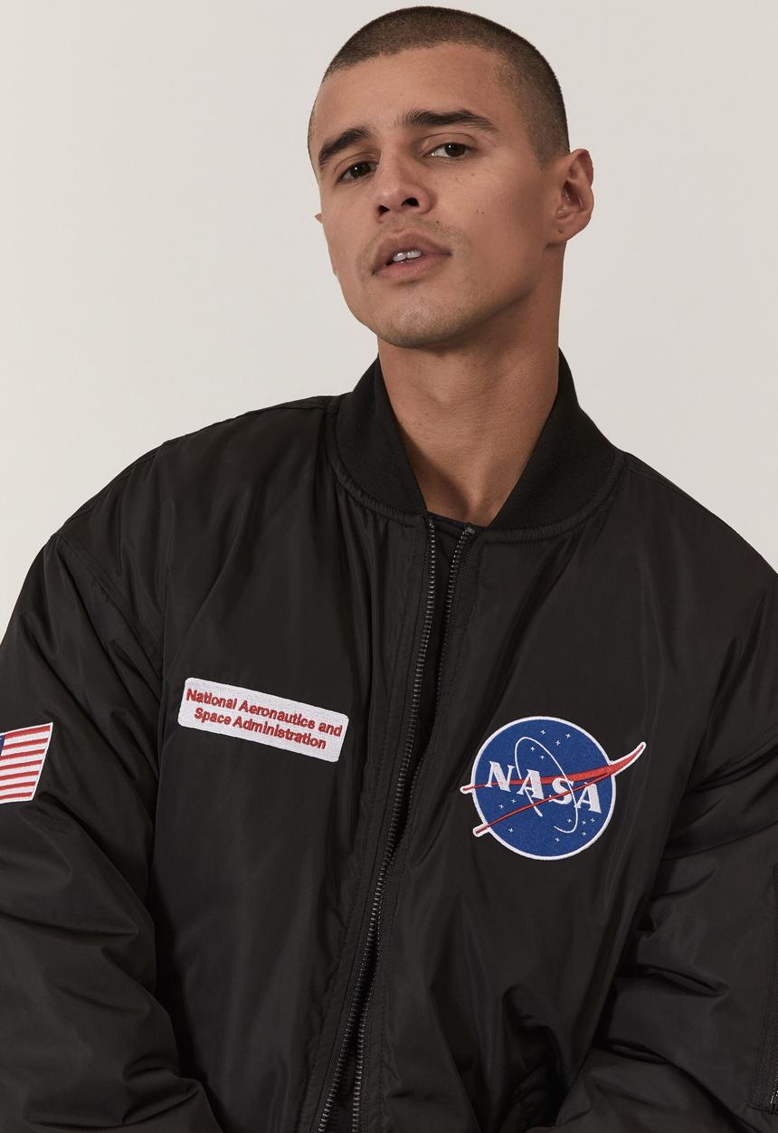 Factorie - Nasa bomber jacket - lcn nas black nasa space