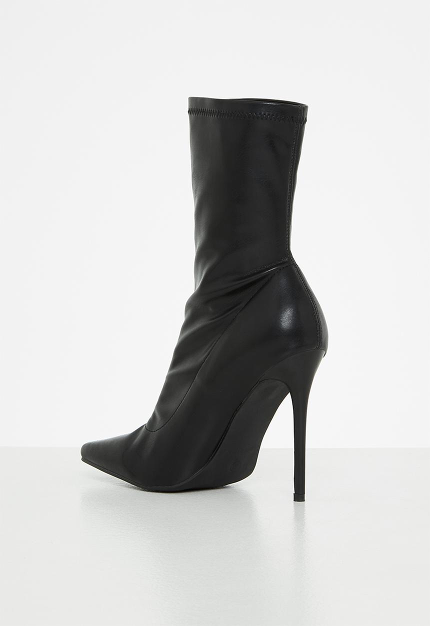 Public Desire - Lars sock ankle boot - black 
