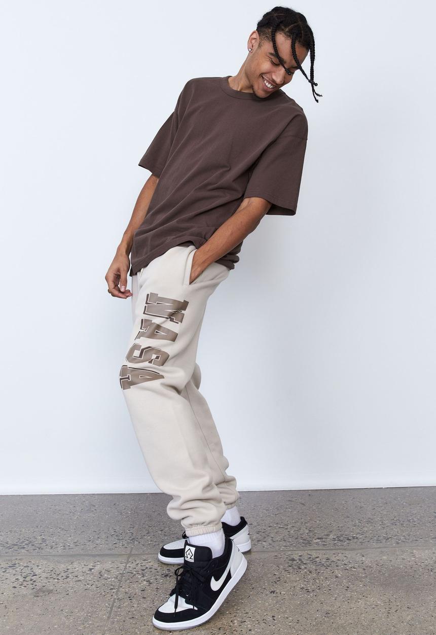 Factorie - Nasa relaxed trackpant - lcn nas ivory nasa