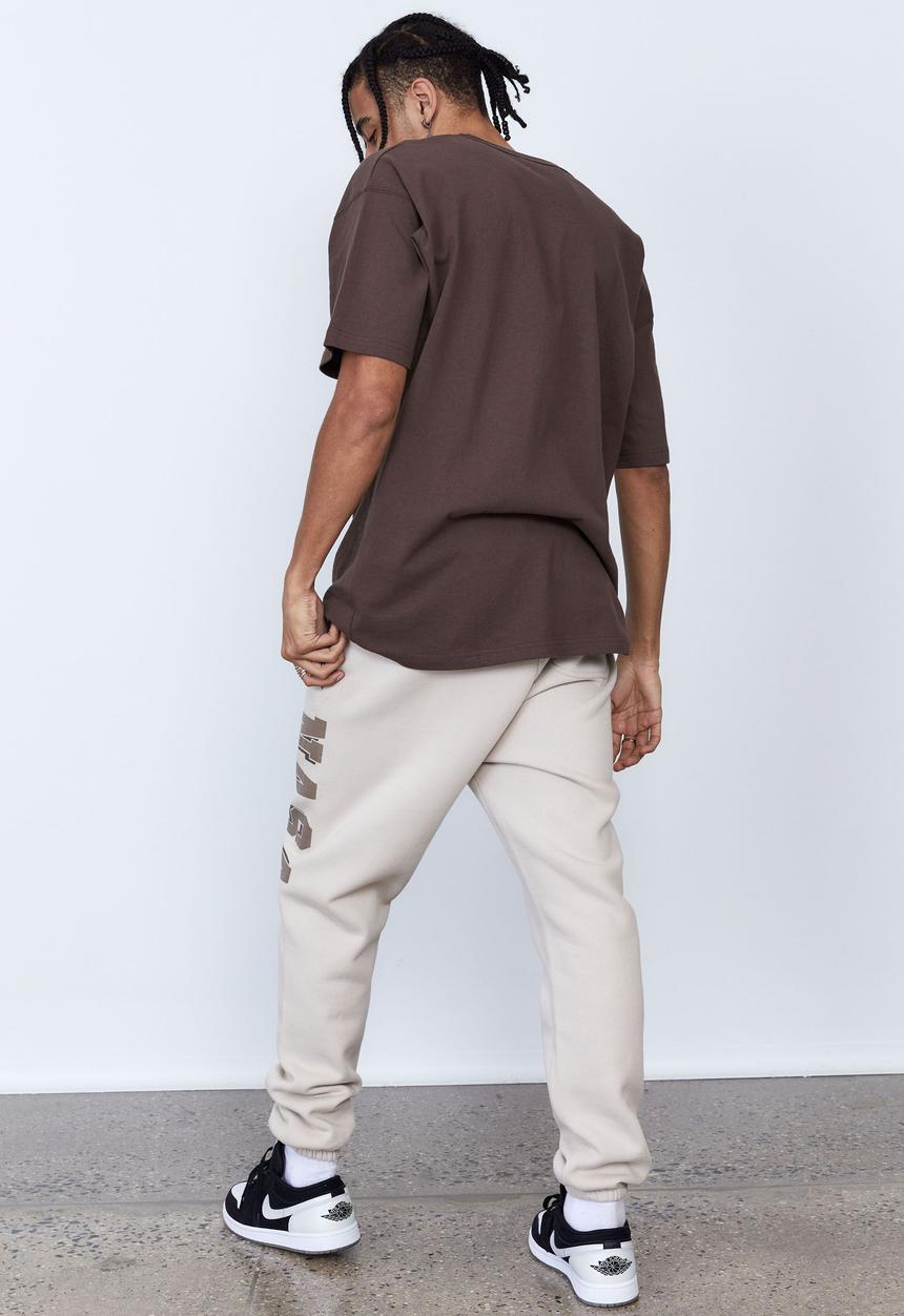 Factorie - Nasa relaxed trackpant - lcn nas ivory nasa