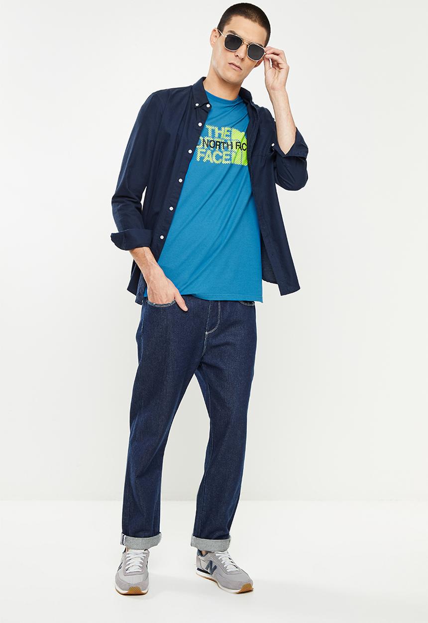 The North Face - M short sleeve graphic tee - blue