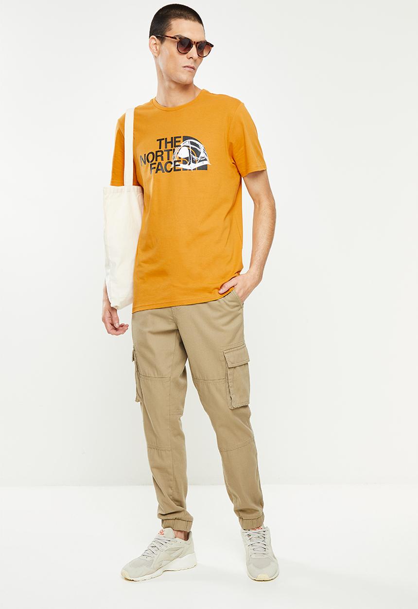 The North Face - M short sleeve dome tee - yellow