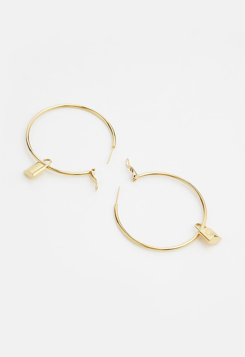 ERA by DJ Zinhle - Unlocked hoops - gold