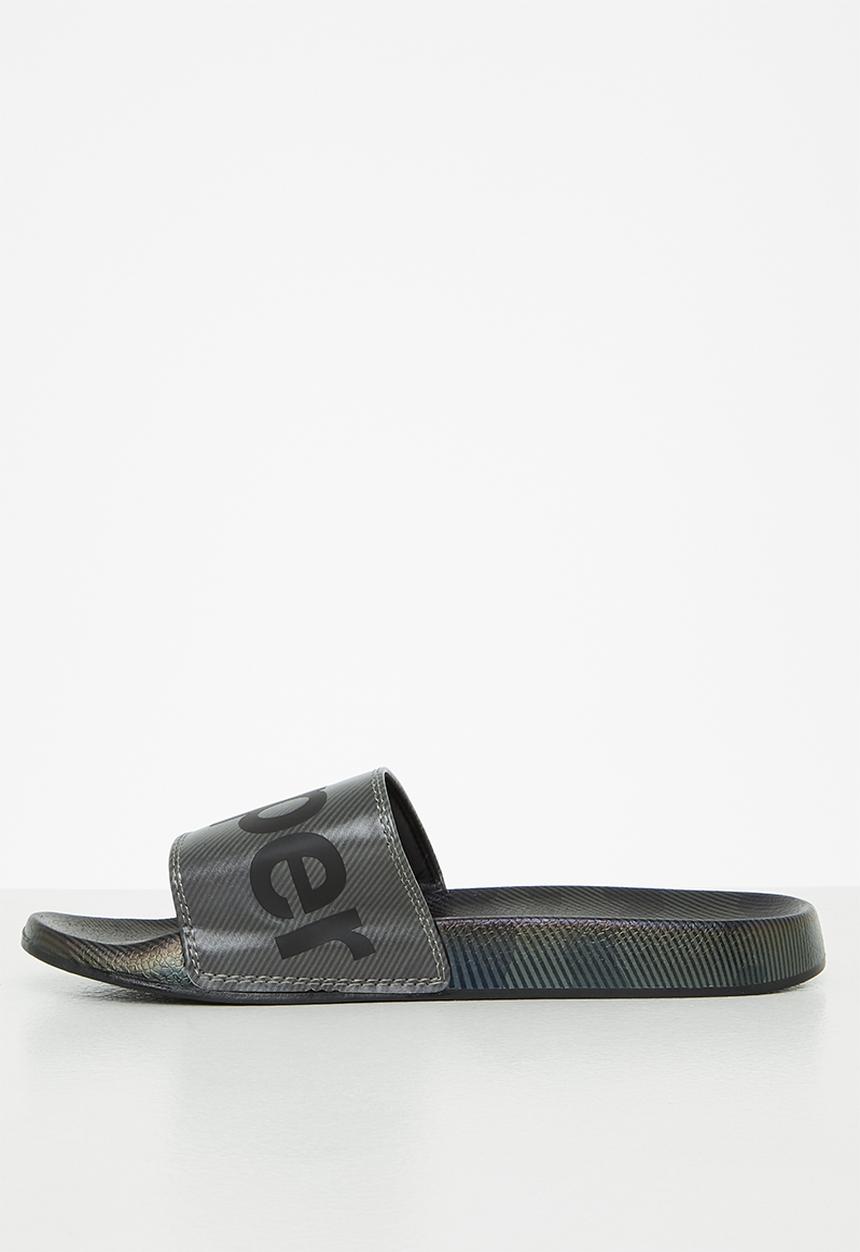Superdry. - Printed beach slide - camo
