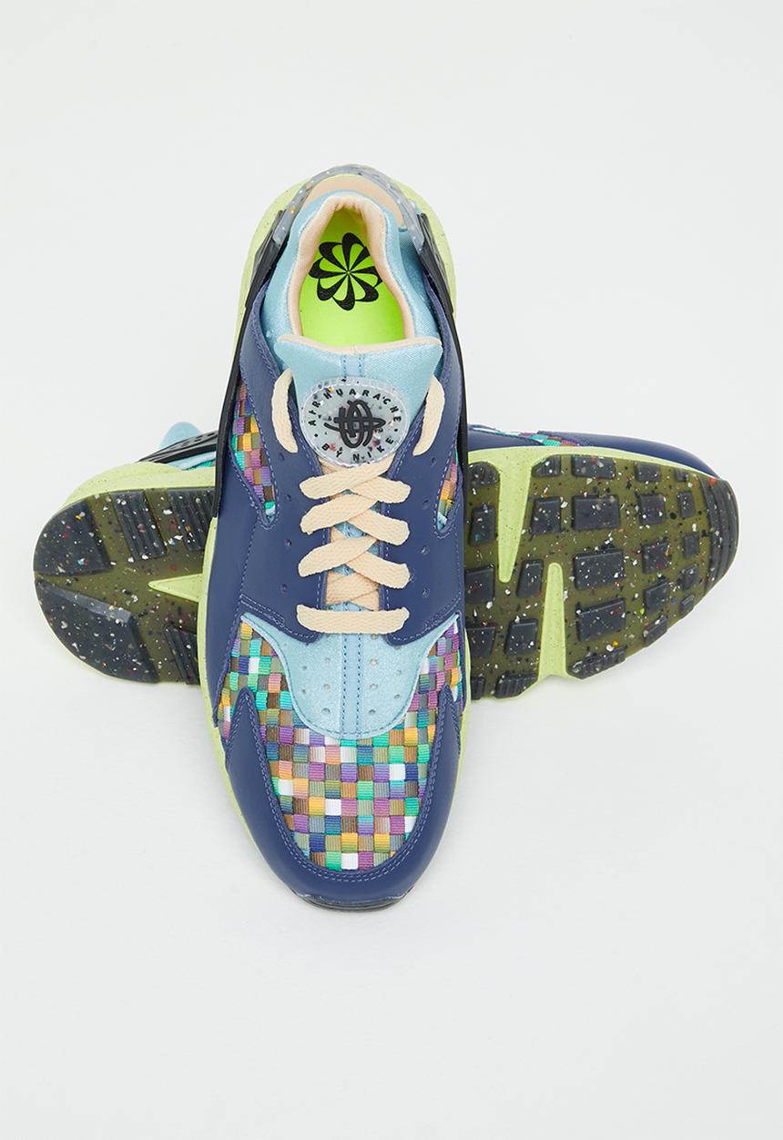 Nike - Air Huarache Crater Premium - mystic navy/lt lemon twist/worn blue