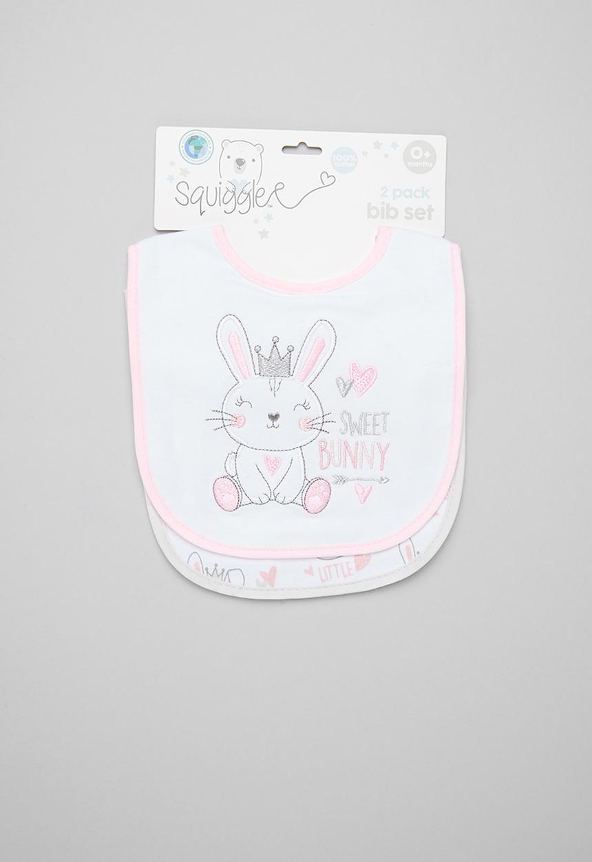 Character Group - 2-Pack jersey bibs - white