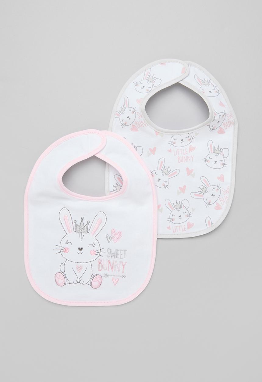 Character Group - 2-Pack jersey bibs - white