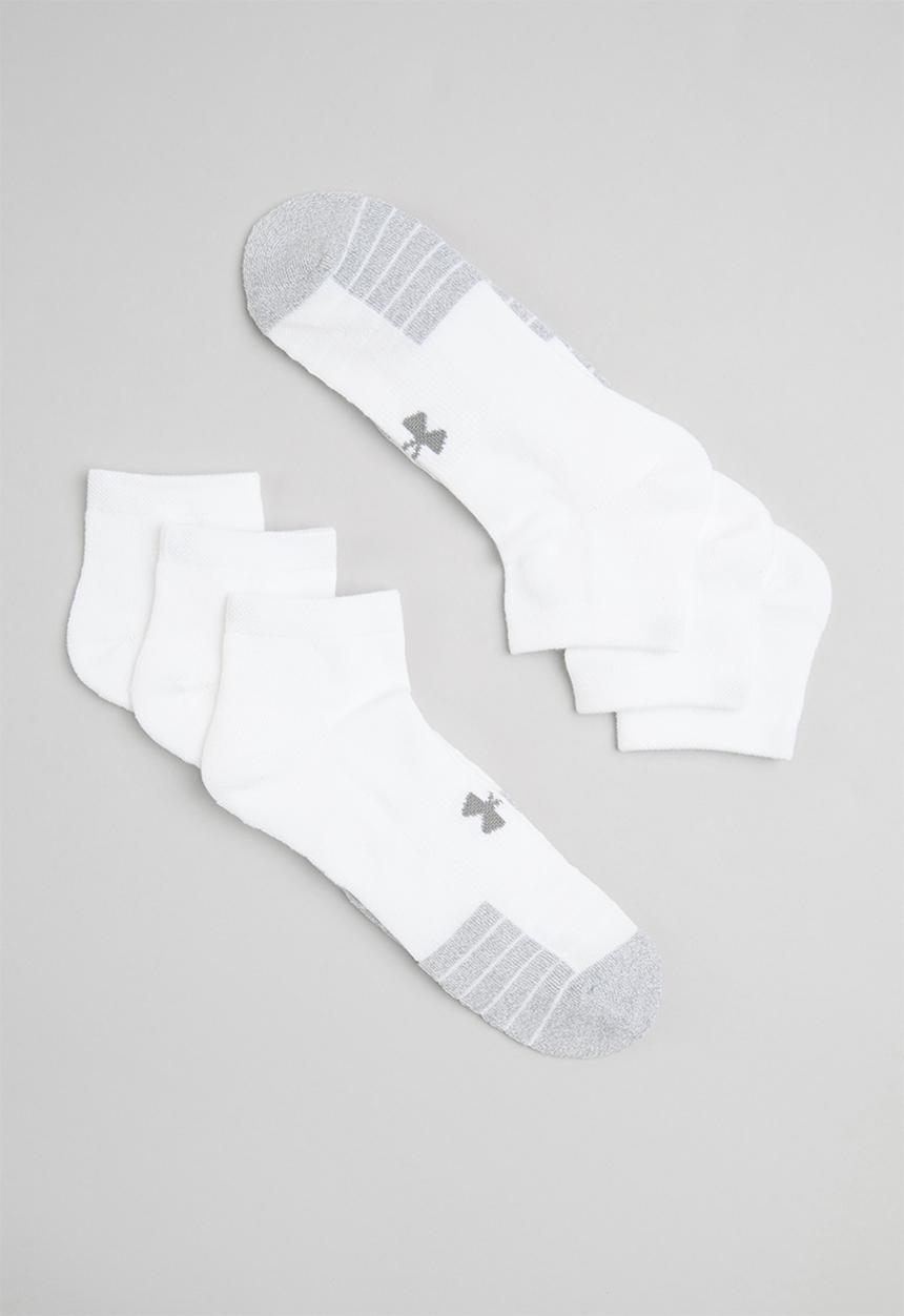 Under Armour - Ua heatgear low cut 3 pack - white