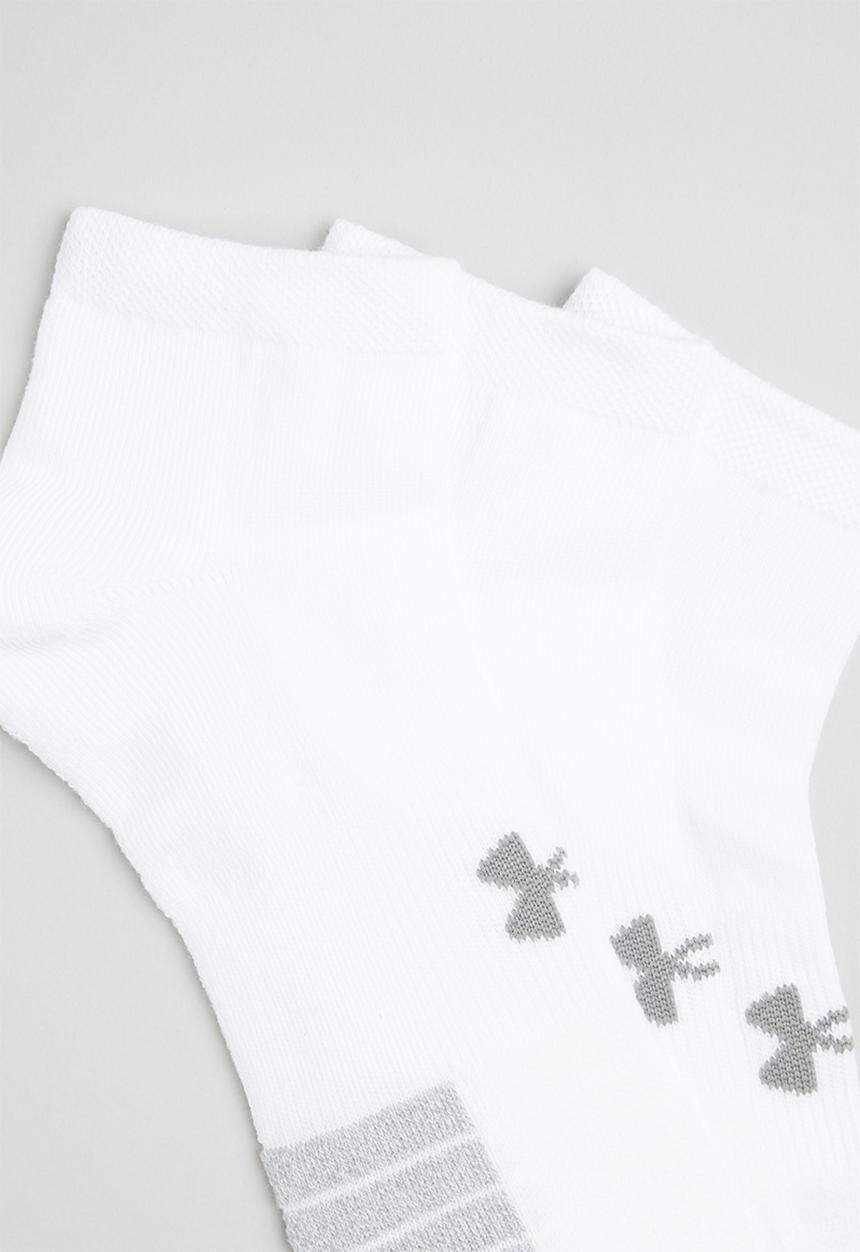 Under Armour - Ua heatgear low cut 3 pack - white