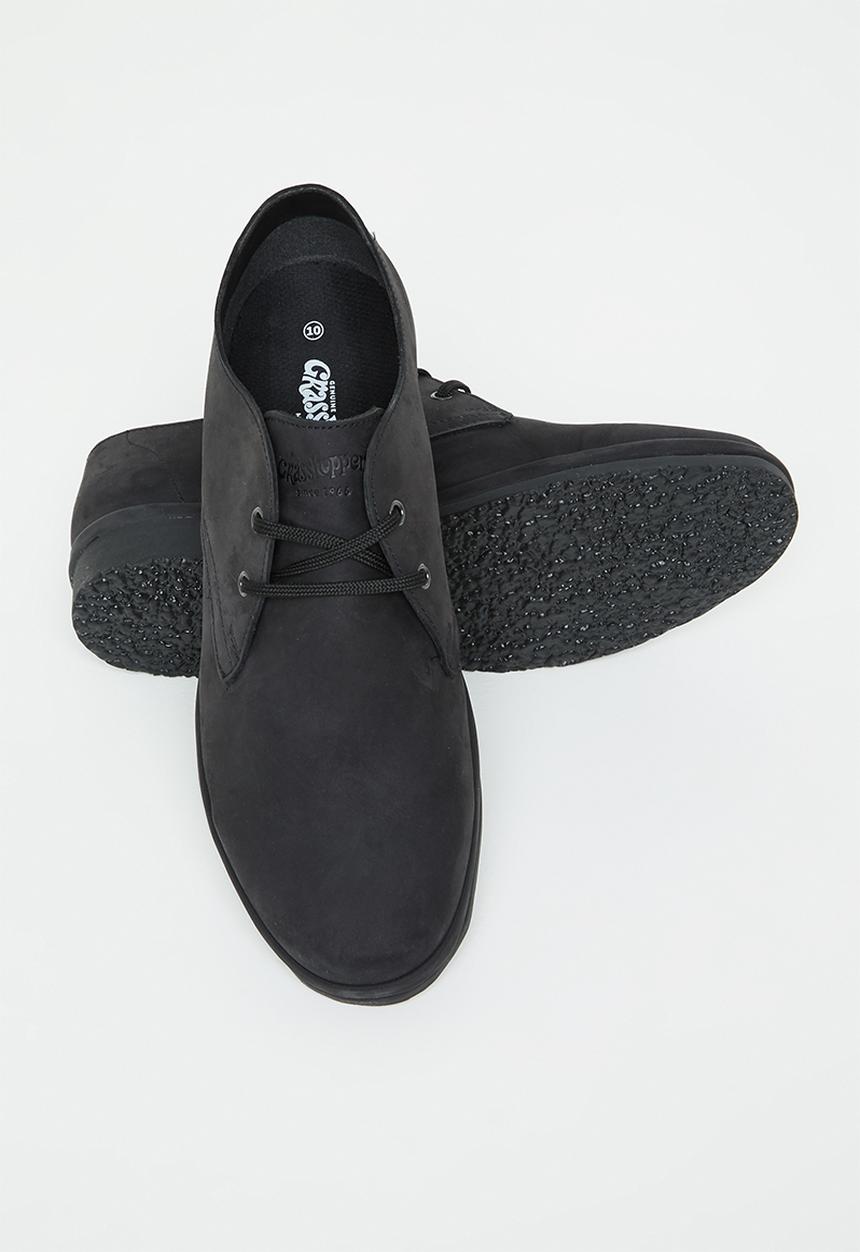 Grasshoppers - Seth leather formal derby - black