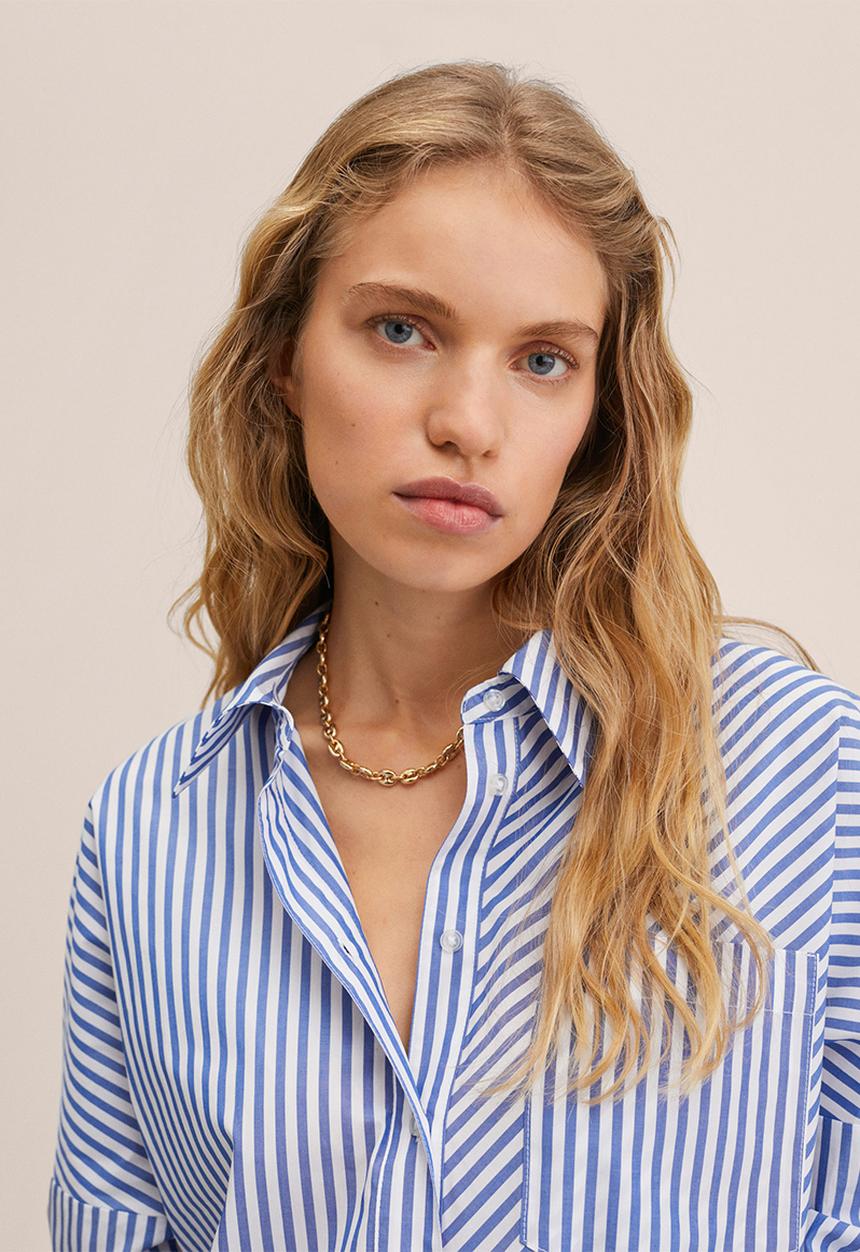 MANGO - Shirt federico - medium blue