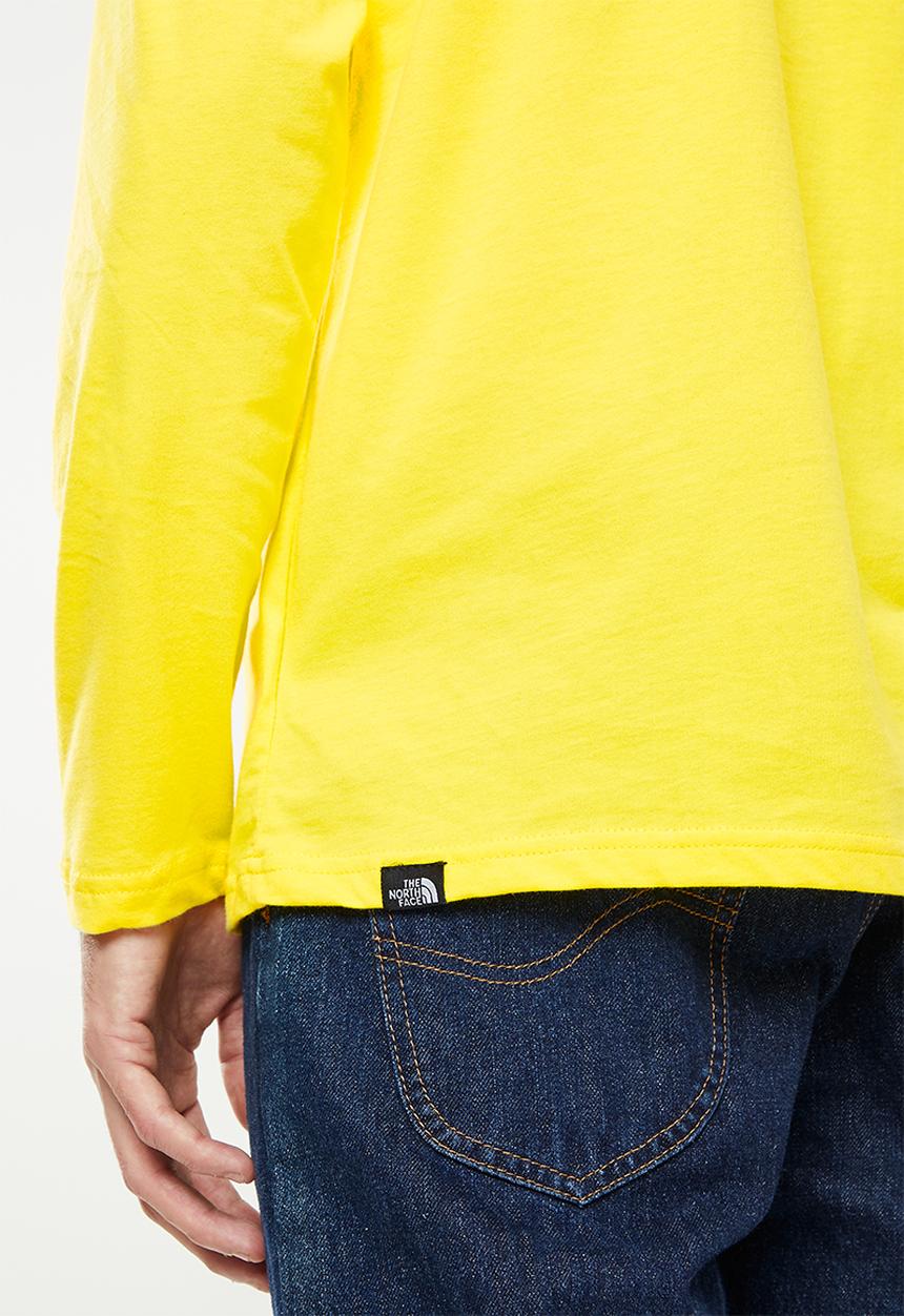 The North Face - M coordinates long sleeve tee  - yellow
