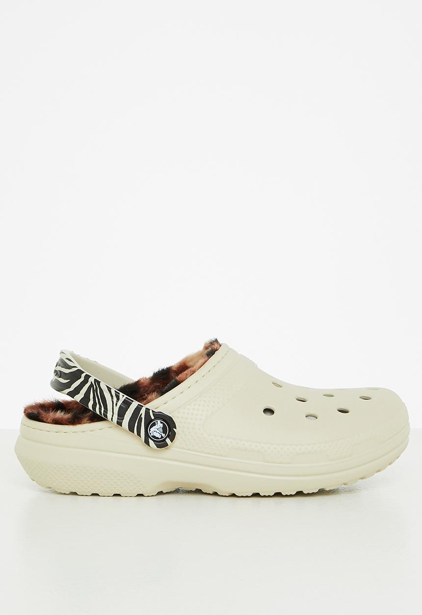 Crocs - Classic lined animal remix clog - bone