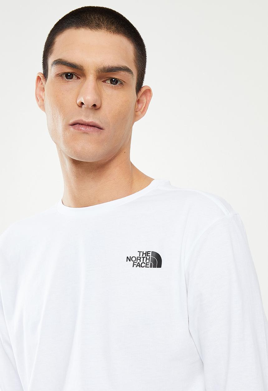 The North Face - M long sleeve easy tee - white