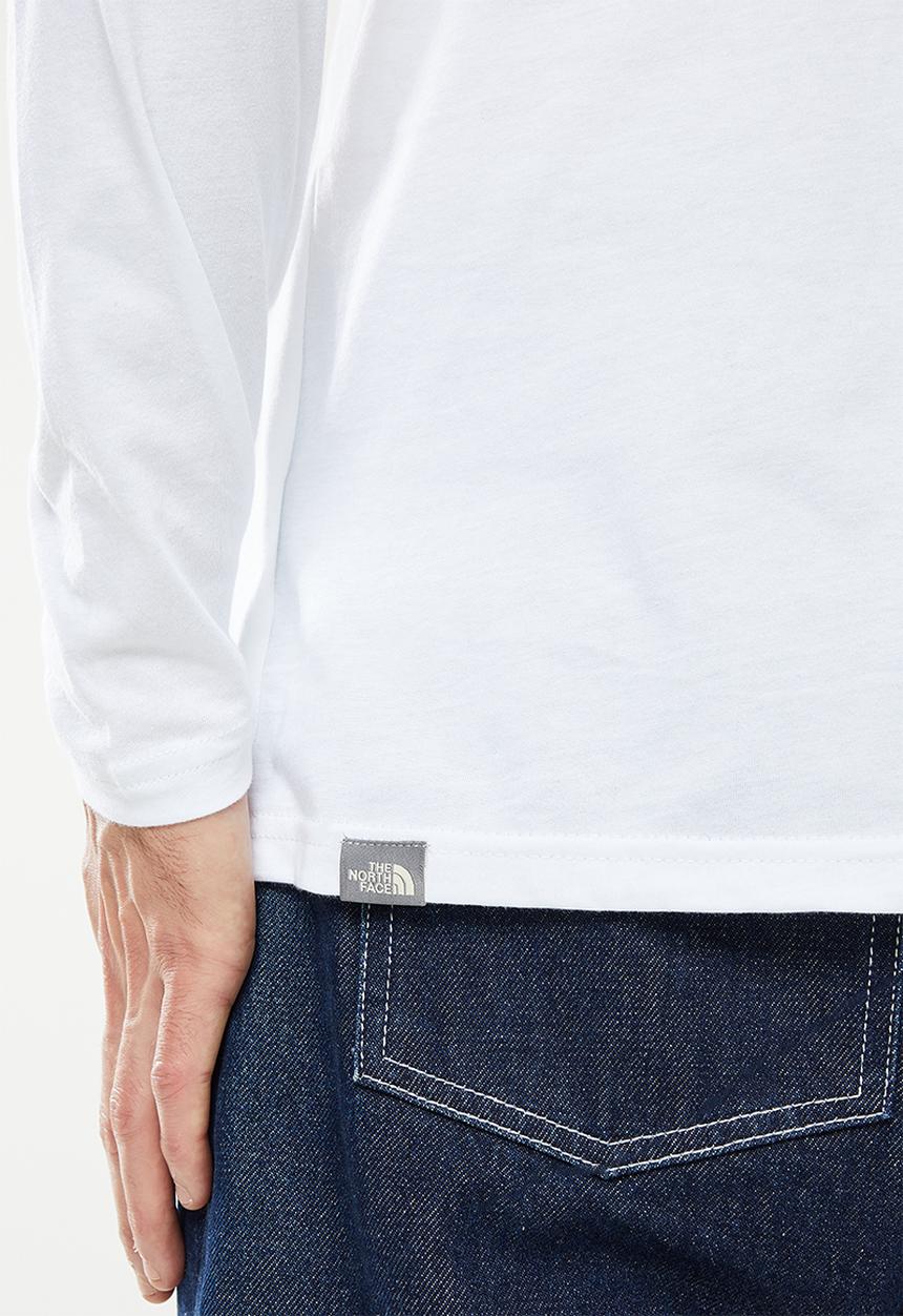 The North Face - M long sleeve easy tee - white