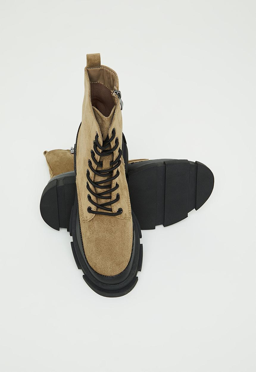 dailyfriday - Lizzy combat boot - tan