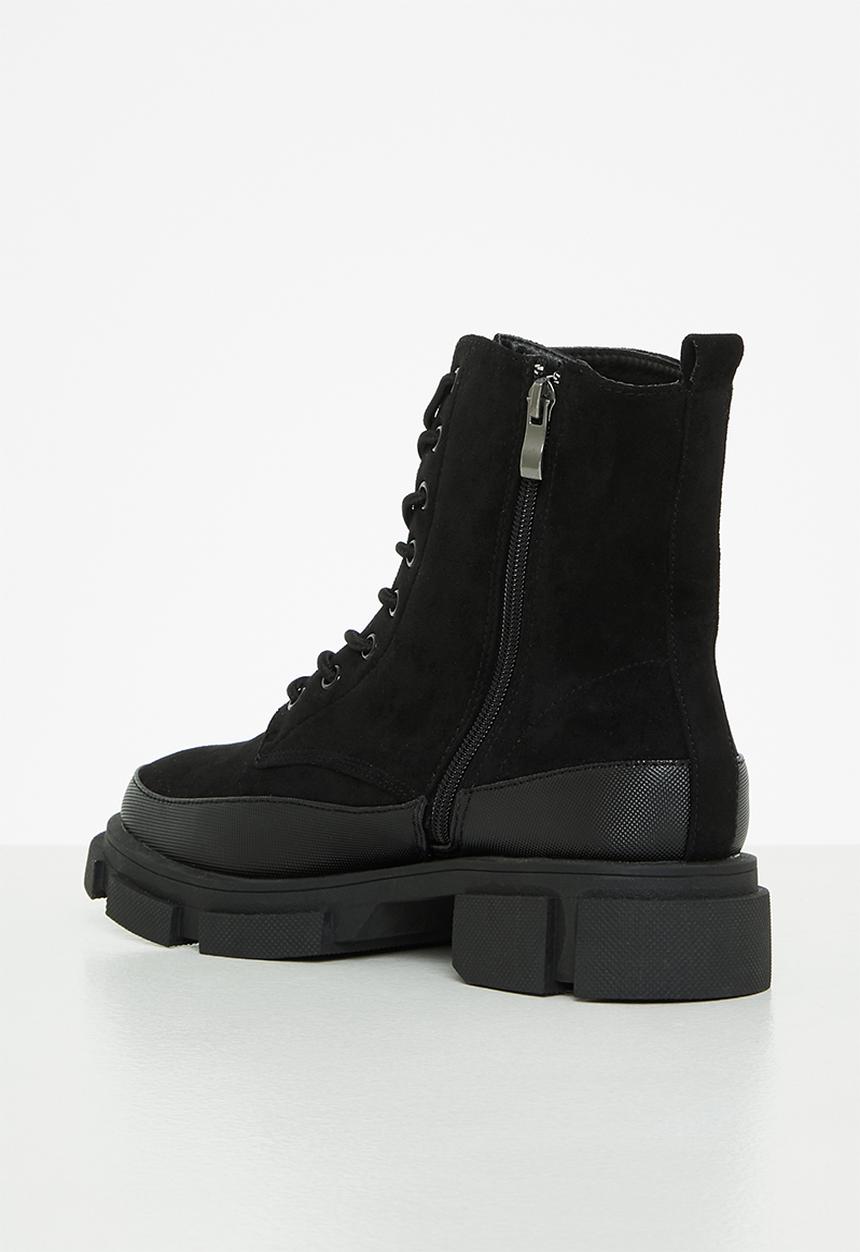 dailyfriday - Lizzy combat boot - black