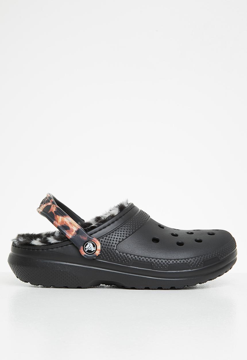 Crocs - Classic lined animal remix clog - black