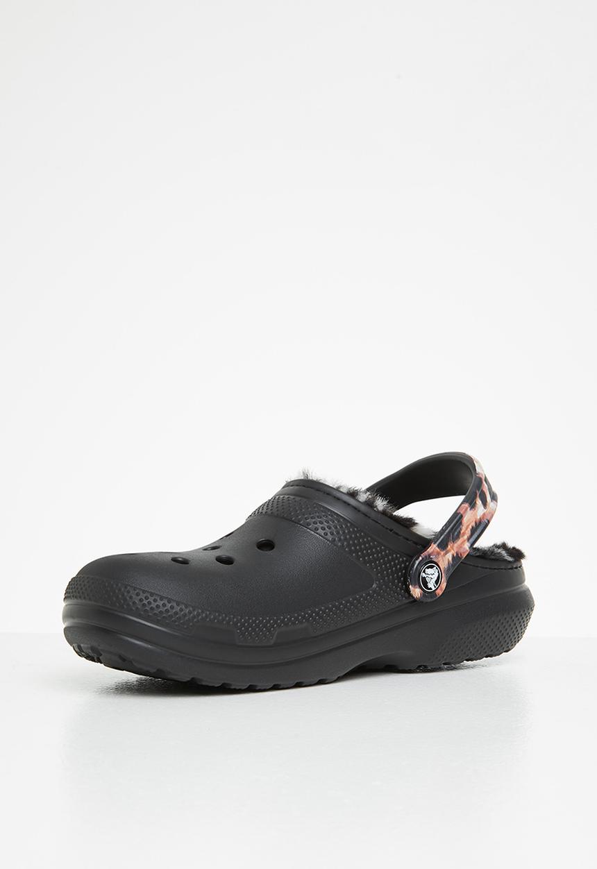 Crocs - Classic lined animal remix clog - black