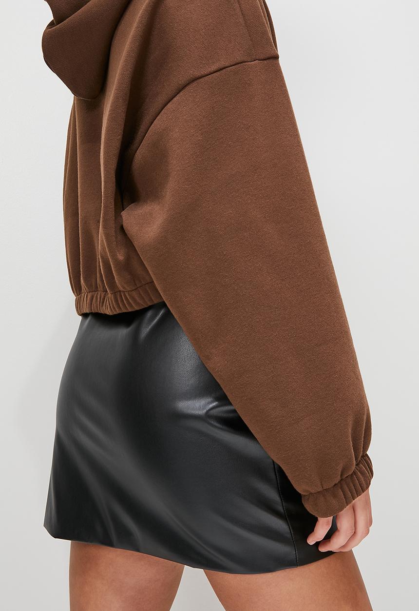 Blake - Zip up hoodie - chocolate