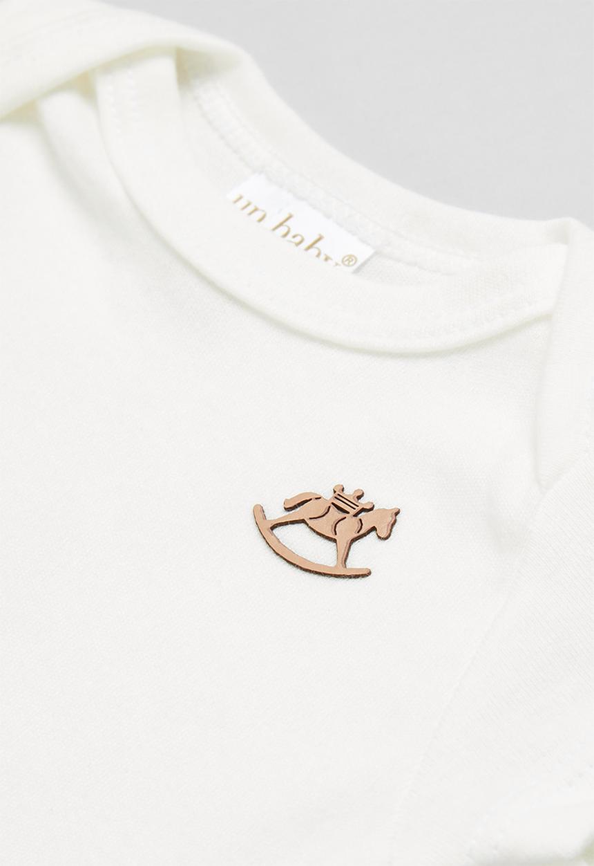 UP Baby - Cotton romper - off white