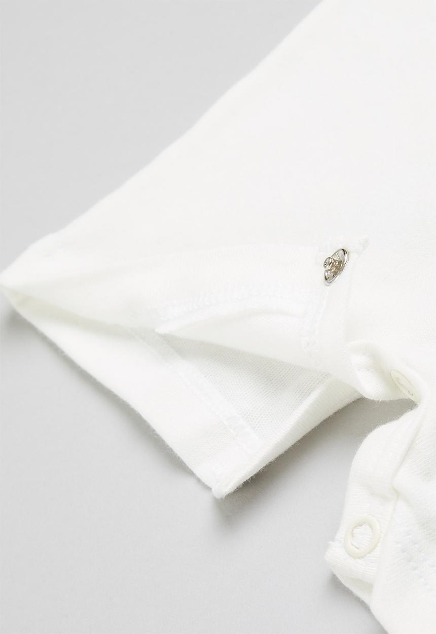 UP Baby - Cotton romper - off white