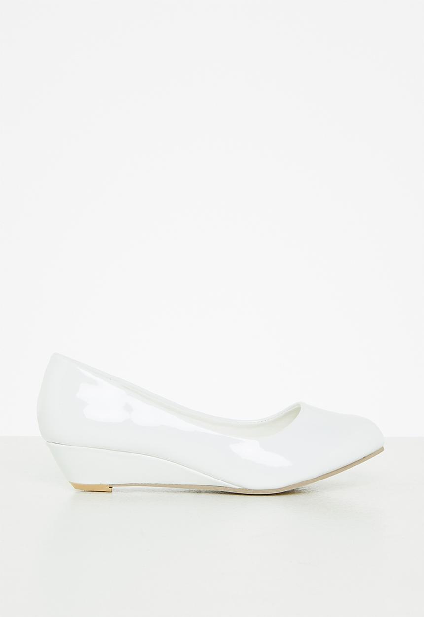 Pop Candy - Girls wedge - white